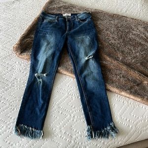 Free People Great Heights Frayed Skinny Jeans *NWOT*